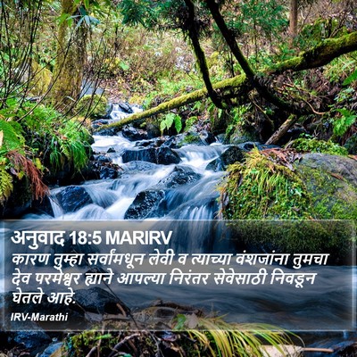 अनुवाद 18:5 MARIRV Bible Verse Image