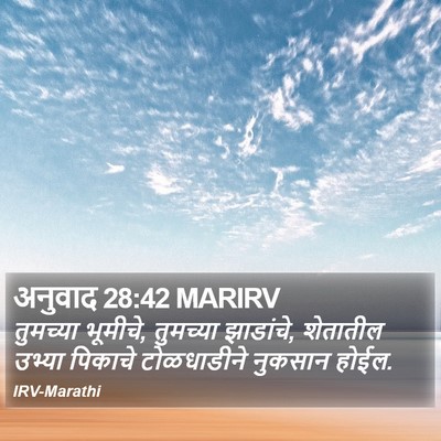 अनुवाद 28:42 MARIRV Bible Verse Image