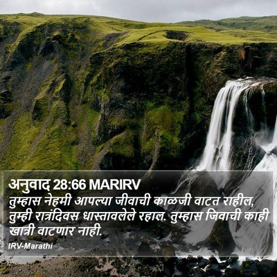 अनुवाद 28:66 MARIRV Bible Verse Image