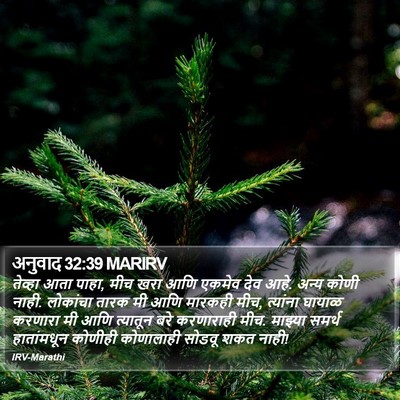 अनुवाद 32:39 MARIRV Bible Verse Image