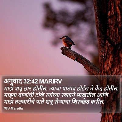 अनुवाद 32:42 MARIRV Bible Verse Image