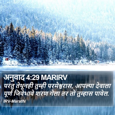 अनुवाद 4:29 MARIRV Bible Verse Image