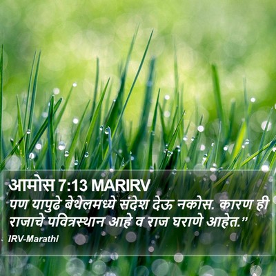 आमोस 7:13 MARIRV Bible Verse Image