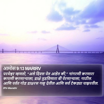 आमोस 9:13 MARIRV Bible Verse Image