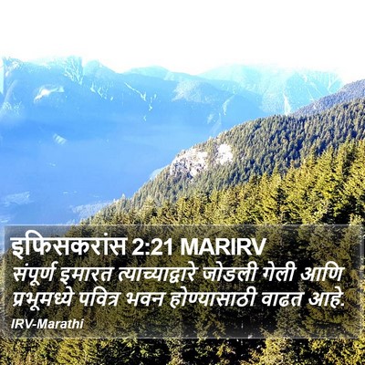 इफिसकरांस 2:21 MARIRV Bible Verse Image