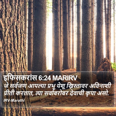 इफिसकरांस 6:24 MARIRV Bible Verse Image