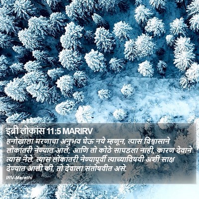 इब्री लोकांस 11:5 MARIRV Bible Verse Image