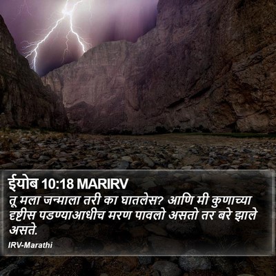 ईयोब 10:18 MARIRV Bible Verse Image