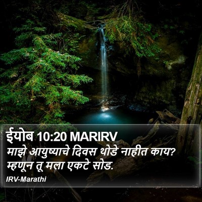 ईयोब 10:20 MARIRV Bible Verse Image