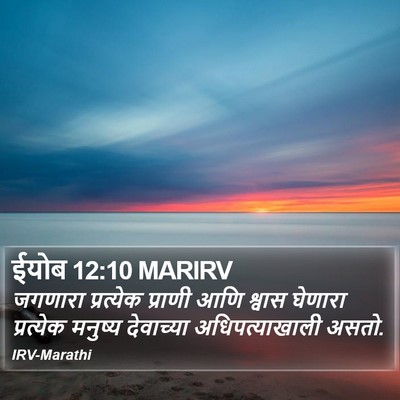 ईयोब 12:10 MARIRV Bible Verse Image