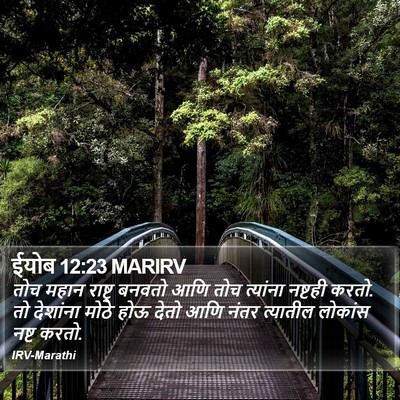 ईयोब 12:23 MARIRV Bible Verse Image