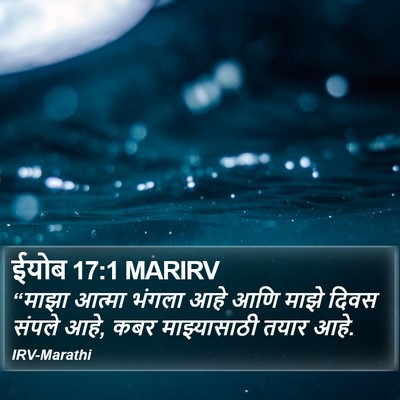 ईयोब 17:1 MARIRV Bible Verse Image