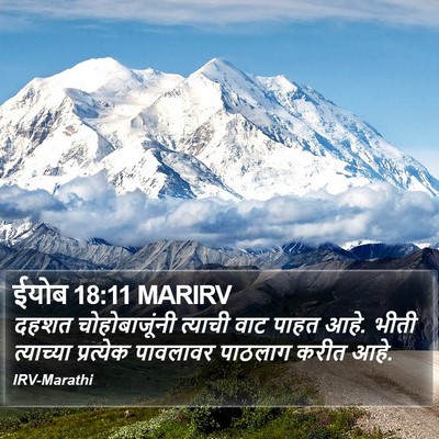 ईयोब 18:11 MARIRV Bible Verse Image