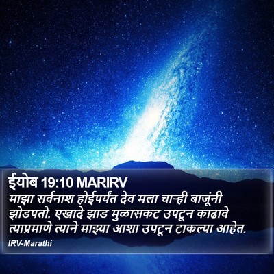 ईयोब 19:10 MARIRV Bible Verse Image