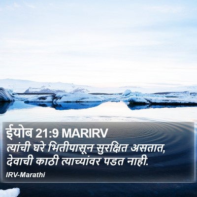 ईयोब 21:9 MARIRV Bible Verse Image