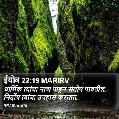 ईयोब 22:19 MARIRV Bible Verse Image