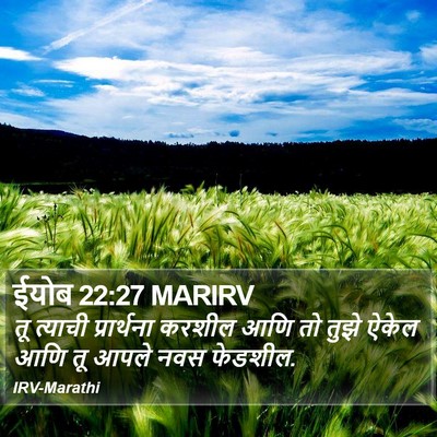 ईयोब 22:27 MARIRV Bible Verse Image