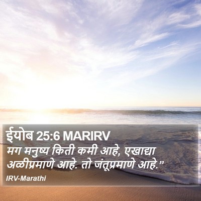 ईयोब 25:6 MARIRV Bible Verse Image