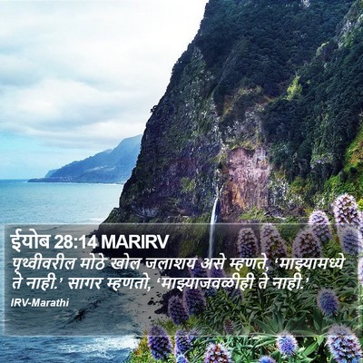 ईयोब 28:14 MARIRV Bible Verse Image