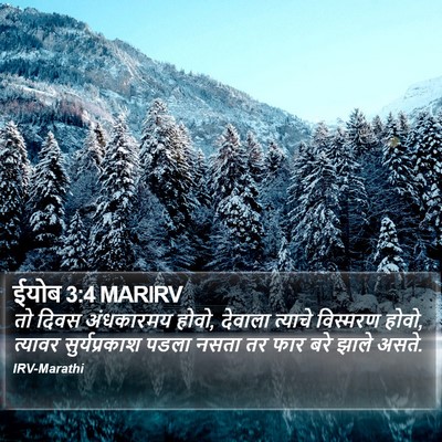 ईयोब 3:4 MARIRV Bible Verse Image