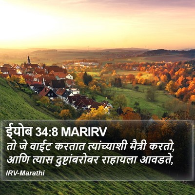 ईयोब 34:8 MARIRV Bible Verse Image