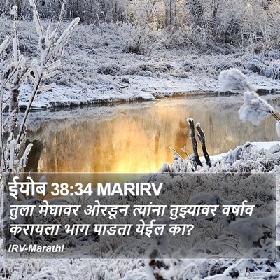 ईयोब 38:34 MARIRV Bible Verse Image