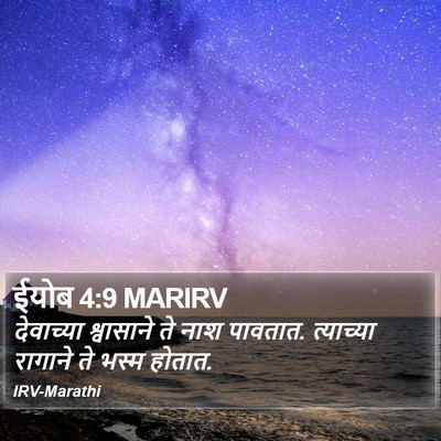 ईयोब 4:9 MARIRV Bible Verse Image
