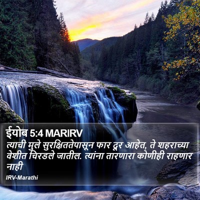 ईयोब 5:4 MARIRV Bible Verse Image