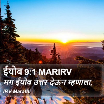 ईयोब 9:1 MARIRV Bible Verse Image