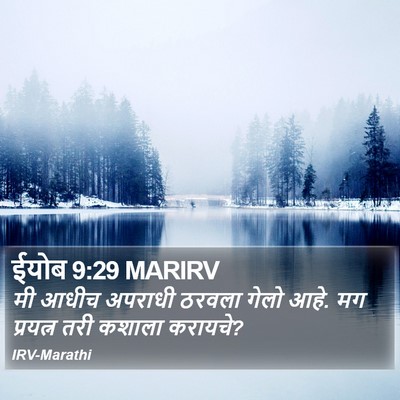 ईयोब 9:29 MARIRV Bible Verse Image