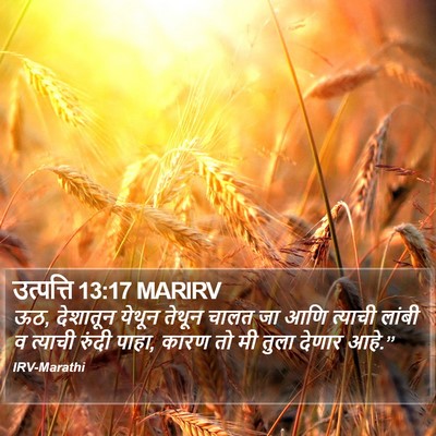 उत्पत्ति 13:17 MARIRV Bible Verse Image
