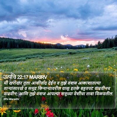 उत्पत्ति 22:17 MARIRV Bible Verse Image