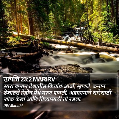उत्पत्ति 23:2 MARIRV Bible Verse Image