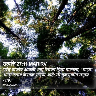 उत्पत्ति 27:11 MARIRV Bible Verse Image