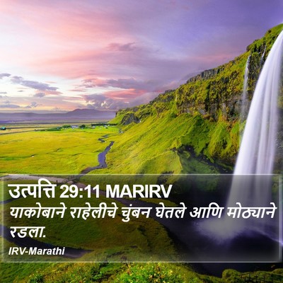 उत्पत्ति 29:11 MARIRV Bible Verse Image
