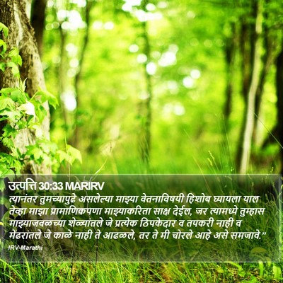उत्पत्ति 30:33 MARIRV Bible Verse Image