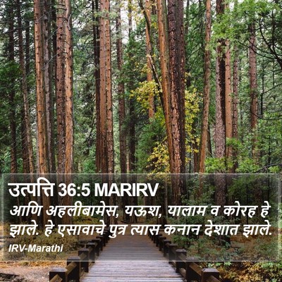 उत्पत्ति 36:5 MARIRV Bible Verse Image