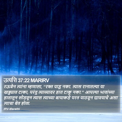 उत्पत्ति 37:22 MARIRV Bible Verse Image