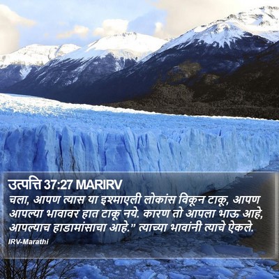 उत्पत्ति 37:27 MARIRV Bible Verse Image