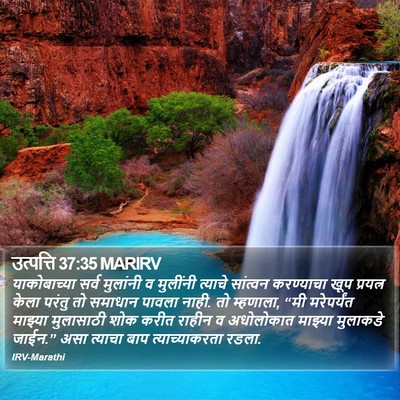 उत्पत्ति 37:35 MARIRV Bible Verse Image