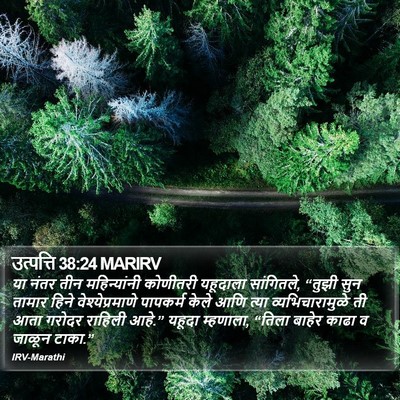 उत्पत्ति 38:24 MARIRV Bible Verse Image