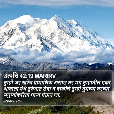 उत्पत्ति 42:19 MARIRV Bible Verse Image