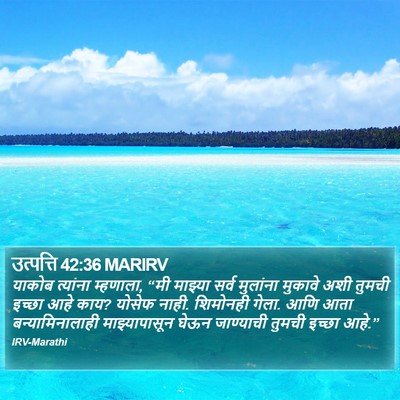 उत्पत्ति 42:36 MARIRV Bible Verse Image