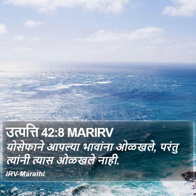 उत्पत्ति 42:8 MARIRV Bible Verse Image