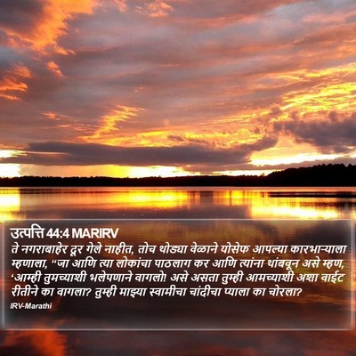 उत्पत्ति 44:4 MARIRV Bible Verse Image
