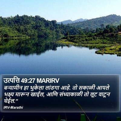 उत्पत्ति 49:27 MARIRV Bible Verse Image