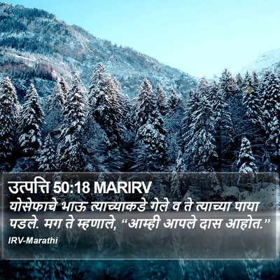 उत्पत्ति 50:18 MARIRV Bible Verse Image