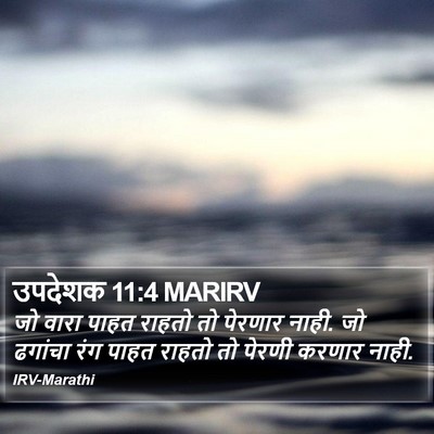 उपदेशक 11:4 MARIRV Bible Verse Image