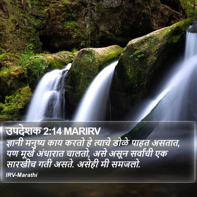 उपदेशक 2:14 MARIRV Bible Verse Image