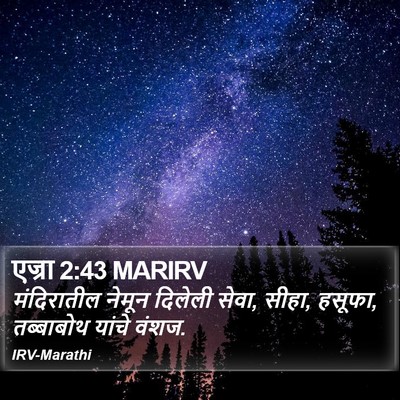 एज्रा 2:43 MARIRV Bible Verse Image